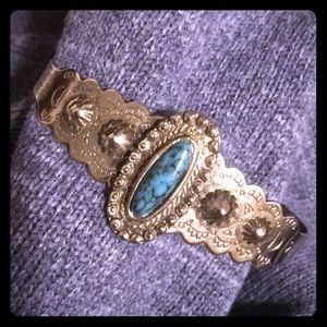 Navajo style turquoise cuff bracelet *Costume*